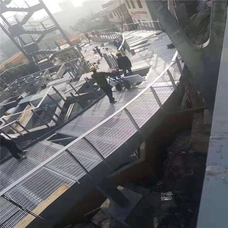 熱鍍鋅平臺(tái)鋼格柵板